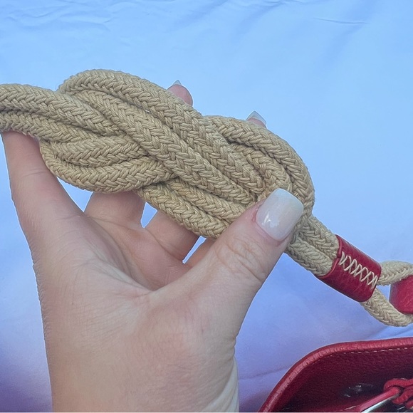 Prada Vitello Daino Rope Knot Shoulder Bag Ref Hobo (authentic) - Picture 4 of 8